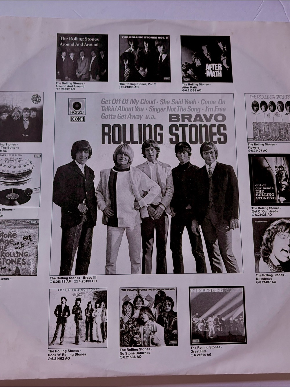 The Rolling Stones Get Yer Ya-Ya’s Out! Decca Germany 6.22158 LP & Inner Sleeve